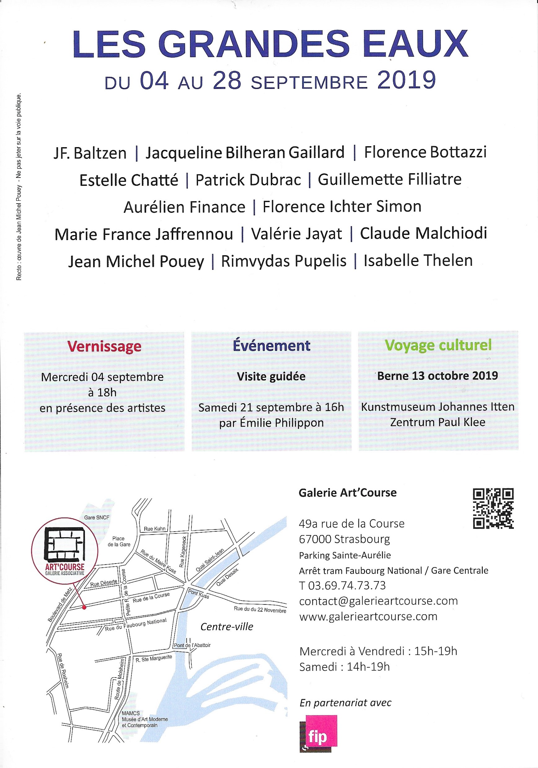 Les grandes eaux verso